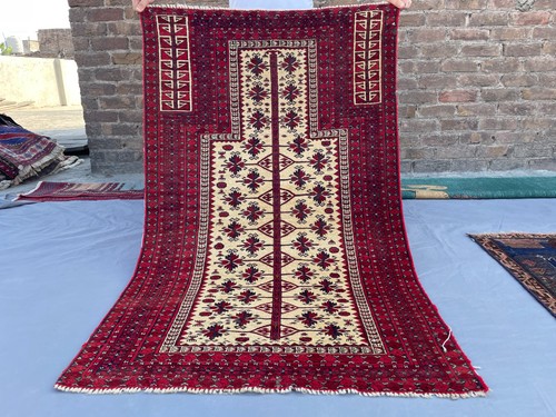 3x4 traditional baluchi rug - traditional,