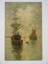 ARTIST SIGNED VINTAGE POSTCARD