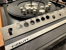 Fidelity Record Player Spare Parts - UA 3 - Knobs / Front Back Panels