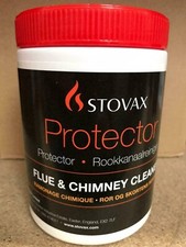 1 KG STOVAX Protector Flue & Chimney Cleaner, Soot, Tar, Stove Open Fire TUB