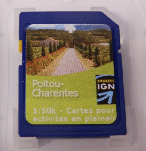 Satmap map poitou charentes - map, poitou-charentes