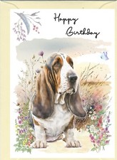Basset Hound Dog (4"x 6")
