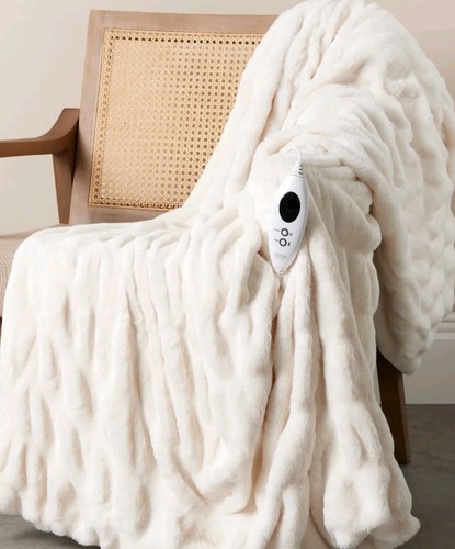 Cozee home heated ruched faux - home,