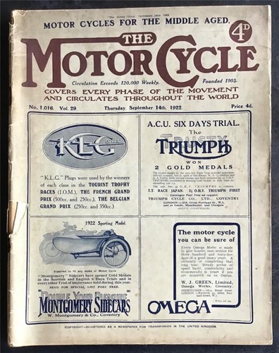 The motor cycle magazine - cycle, 14