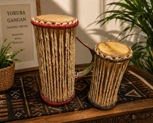 Pair traditional yoruba gangan - pair,