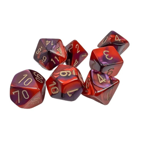 Chessex gemini polyhedral 7 - -,