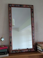 Vintage Floral Painted Wooden