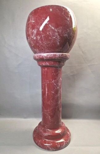 Vintage marbled raspberry pink - marbled,