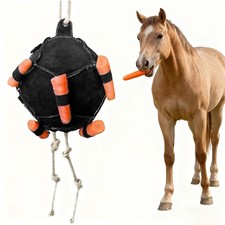 Horse carrot feeding ball toy
