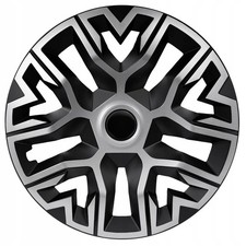 Set of 4 14" Silver / Black