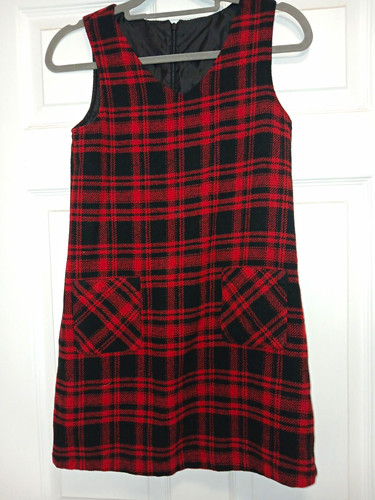 Girls 11y red black - girls, red/black