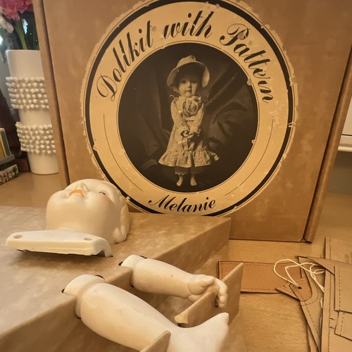 Melanie porcelain doll kit - porcelain,