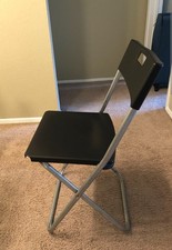 folding chair IKEA GUNDE black