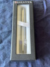 Vintage Sheaffer Prelude White Dot Chrome Fountain Pen