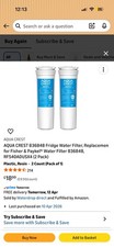 Water filter cartridge - 2x,