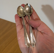Pair of vintage silver plate