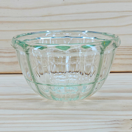 Clear glass jelly mould - clear,