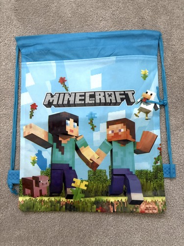 Minecraft drawstring bag x - minecraft,