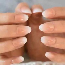24x Short Square False Nails
