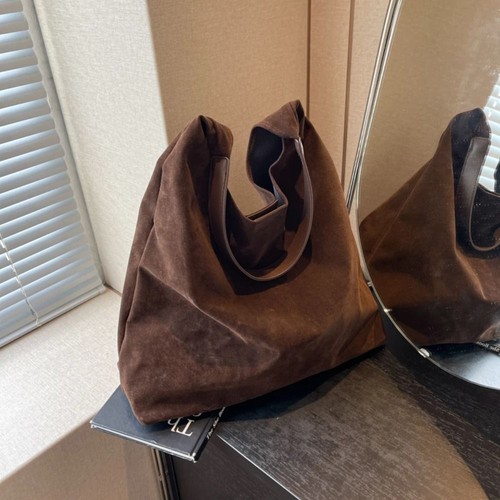 Vintage women bag suede - vintage,