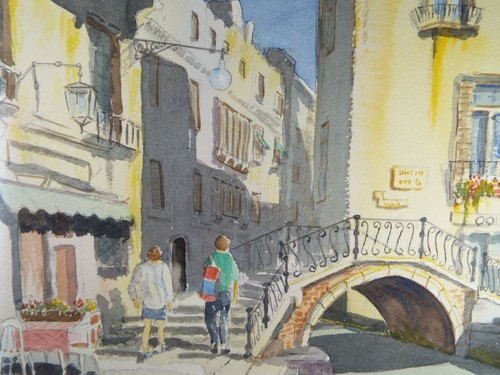 Original watercolour venice - original, 'venice
