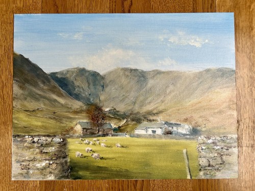 Vintage original oil painting - vintage,
