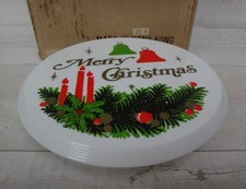 Vintage Plastic Christmas  Musical Stand - Rotating Lazy Susan. Hong Kong
