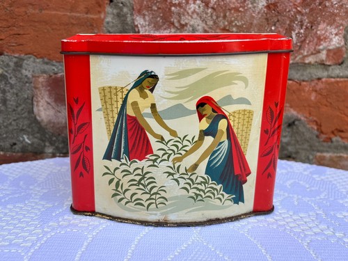 Vintage tea tin from - tea,