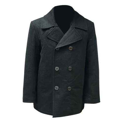 Mens naval pea coat reefer - pea,