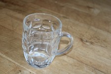 Vintage PINT GLASS DIMPLED