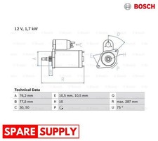STARTER FOR PORSCHE 911 911