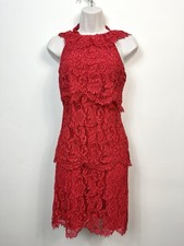 Stunning Reiss Red Lace Tiered