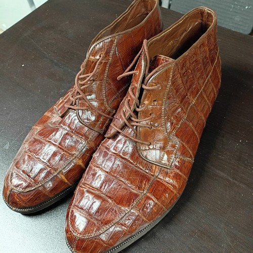 Belvedere vintage croc boots - croc,