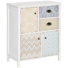 HOMCOM 5 Drawer Table