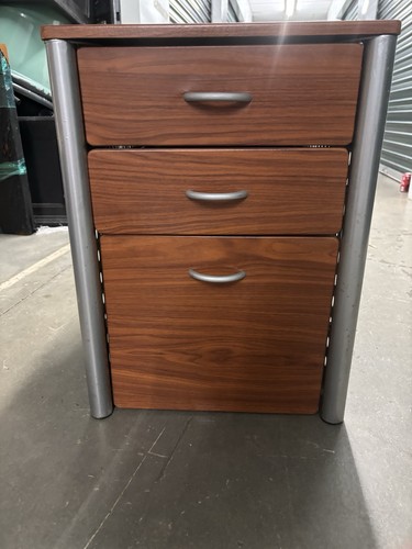 Faux wood metal - metal, drawer