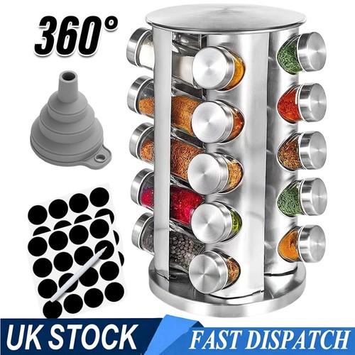 Jar glass revolving spice - jar,