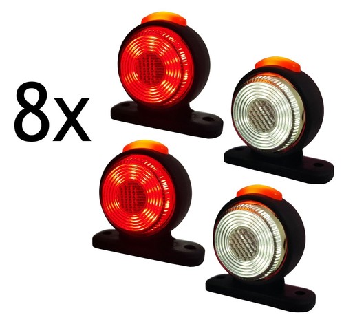 24v red white - white, amber