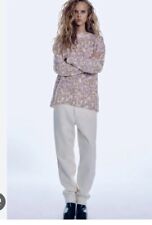 zara floral jaquard jumper size M-L