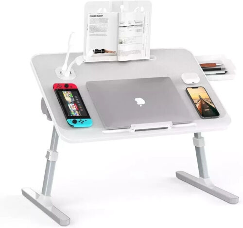 Folding laptop table bed tray - bed,