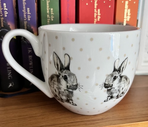 Large rabbit hare polka dot - rabbit,