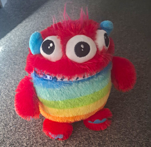 Rainbow monster plush soft - monster, toy
