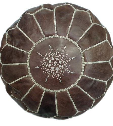 Moroccan pouf footstool - moroccan,