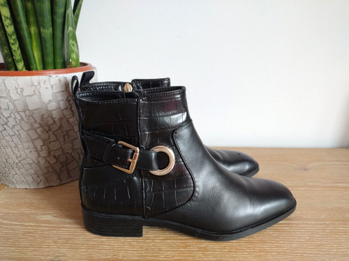 Zara womens flat ankle boots - zara,