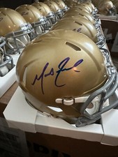 Marcus Freeman Signed Notre Dame Fighting Irish Mini Helmet Auto COA
