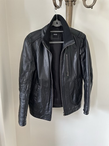 Hugo boss men leather - men's,