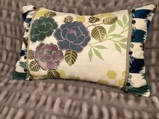 Jane Churchill Appliquéd Linen Cushion Cover