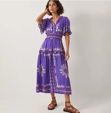 Monsoon Lenora Print Midi