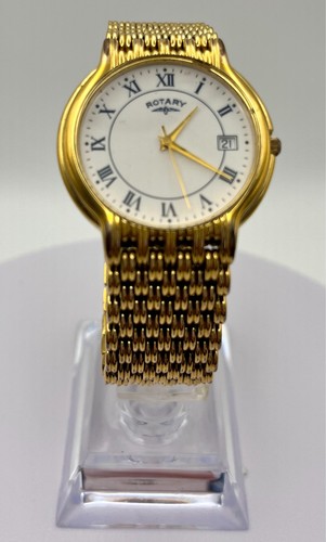 Rotary mens watch gold - mens,