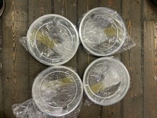 Set of x4 10" Press Fit Deep Wheel Rim Trims Aluminium  NOS Mini Mk1 Mk2 Mk3 BMC