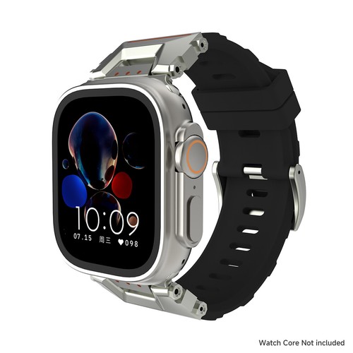Silicone rubber strap metal - silicone,